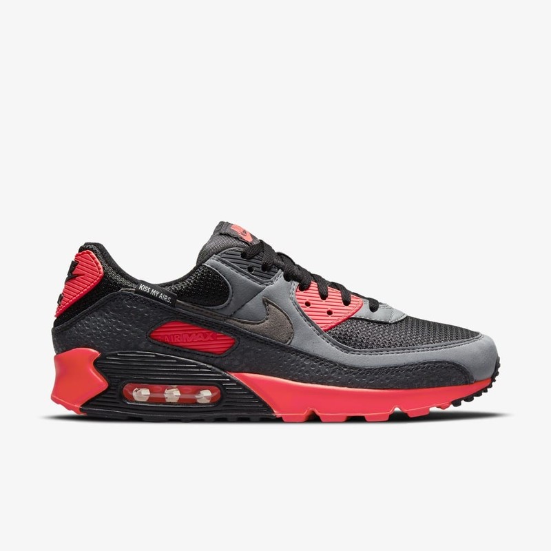 Air max 90 black and red on sale